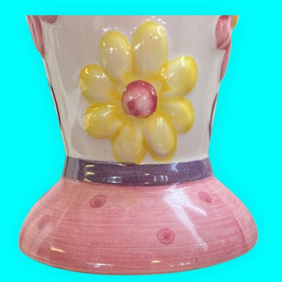 Ice Cream Cone Dish Sundae Dessert Serving Cup Daisies - Picture 7 of 7